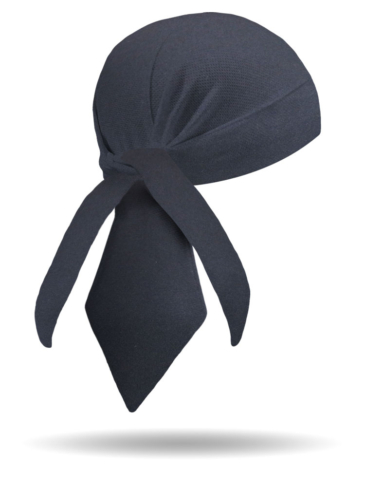 HW1222-Black Cotton-Headwrap