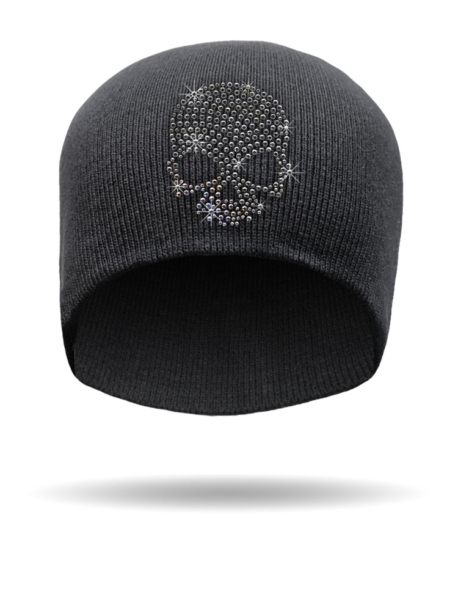 B3323-Black Diamond Skull-Beanie