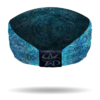 KB3025-Blue-Tooled Leather Knotty Band