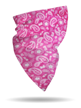 FFG2622-Pink Plush Bandana-Scarf-Neck Gaiter