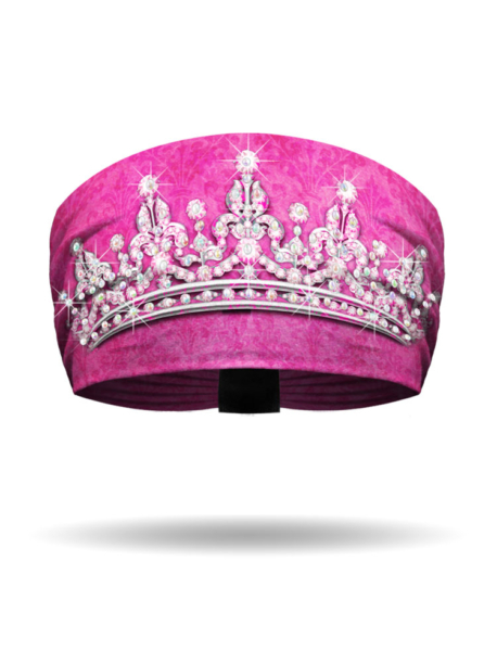 KB3018-Pink-Tiara-Knotty Band