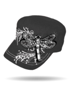 CC1428-Black-Dragonfly Cadet-Cap