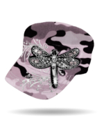 CC1428-Pink Camo-Dragonfly Cadet-Cap