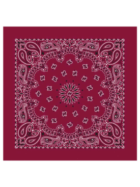 BAN1231 Paisley Bandana Square Scarf