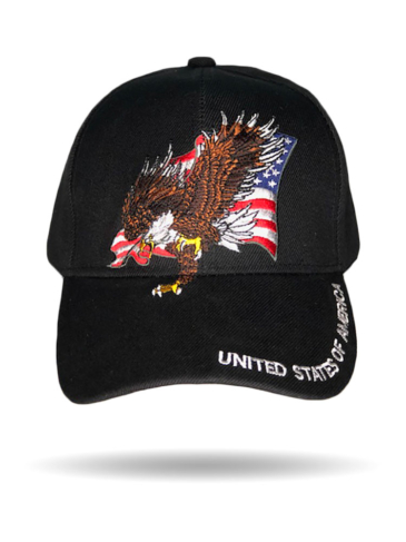 Patriotic Eagle Flag Ball Cap