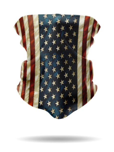 DB2522-RWB Old Glory Do Band Multi-Function Tube Headband Gaiter Scarf