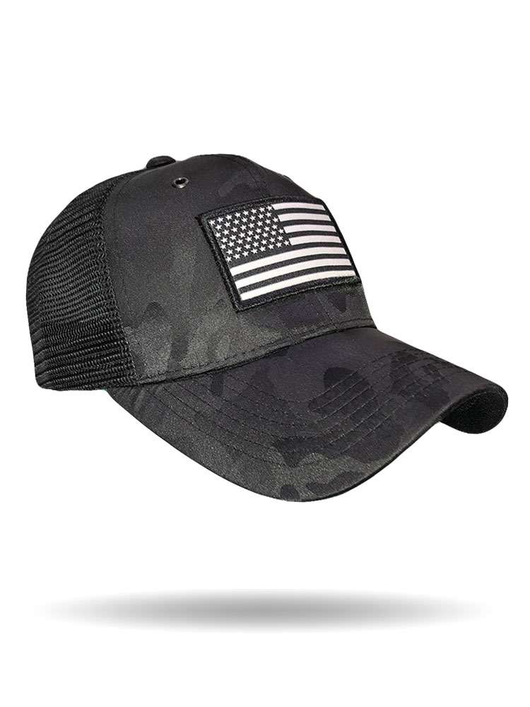 American Flag Patch Ball Cap