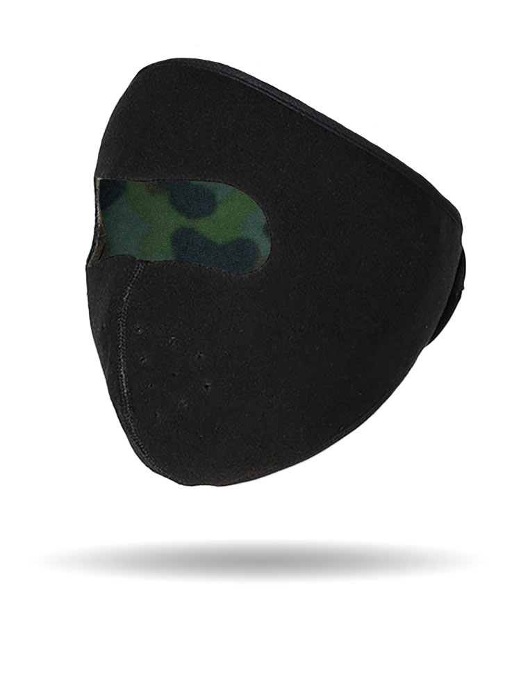 Black & Camo Reversible Face Mask