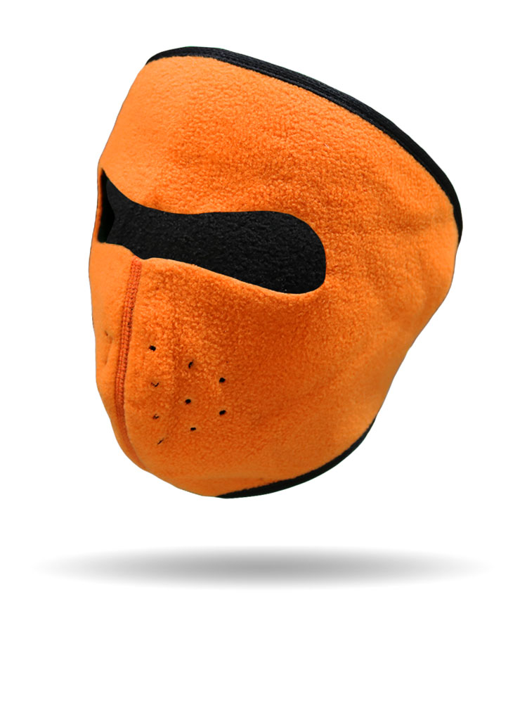 Orange & Black Reversible Face Mask