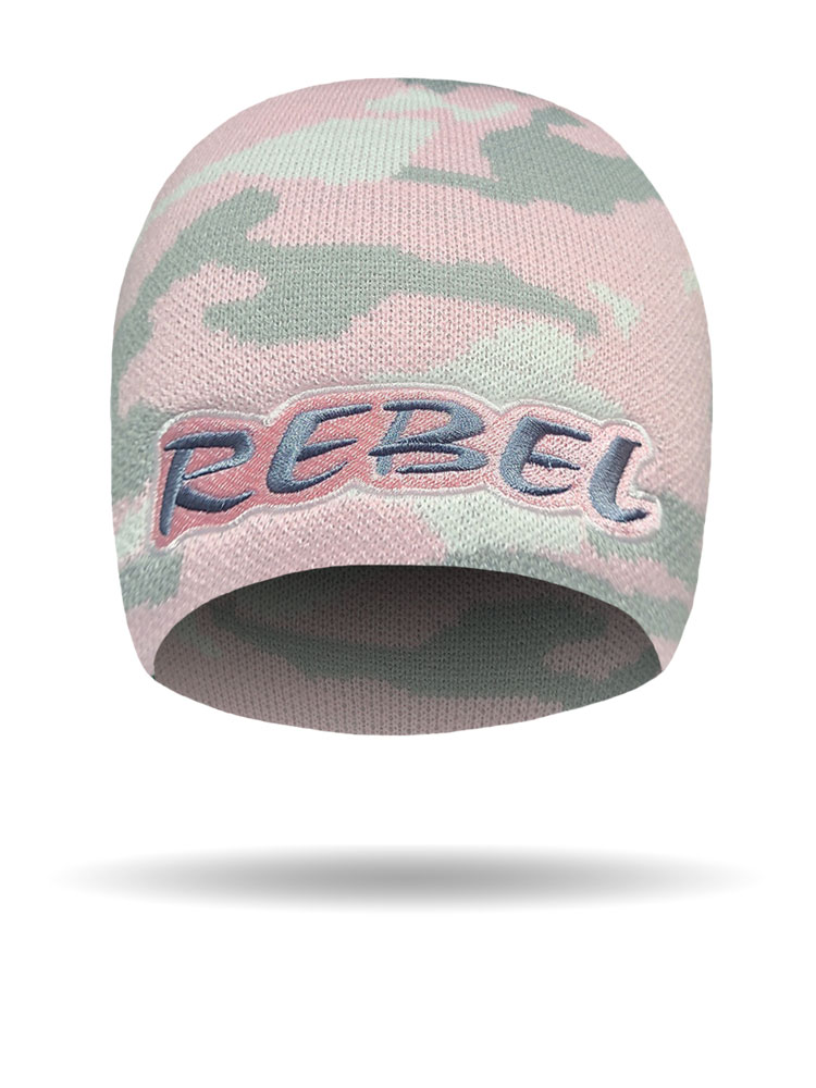 Pink Camo Rebel Beanie
