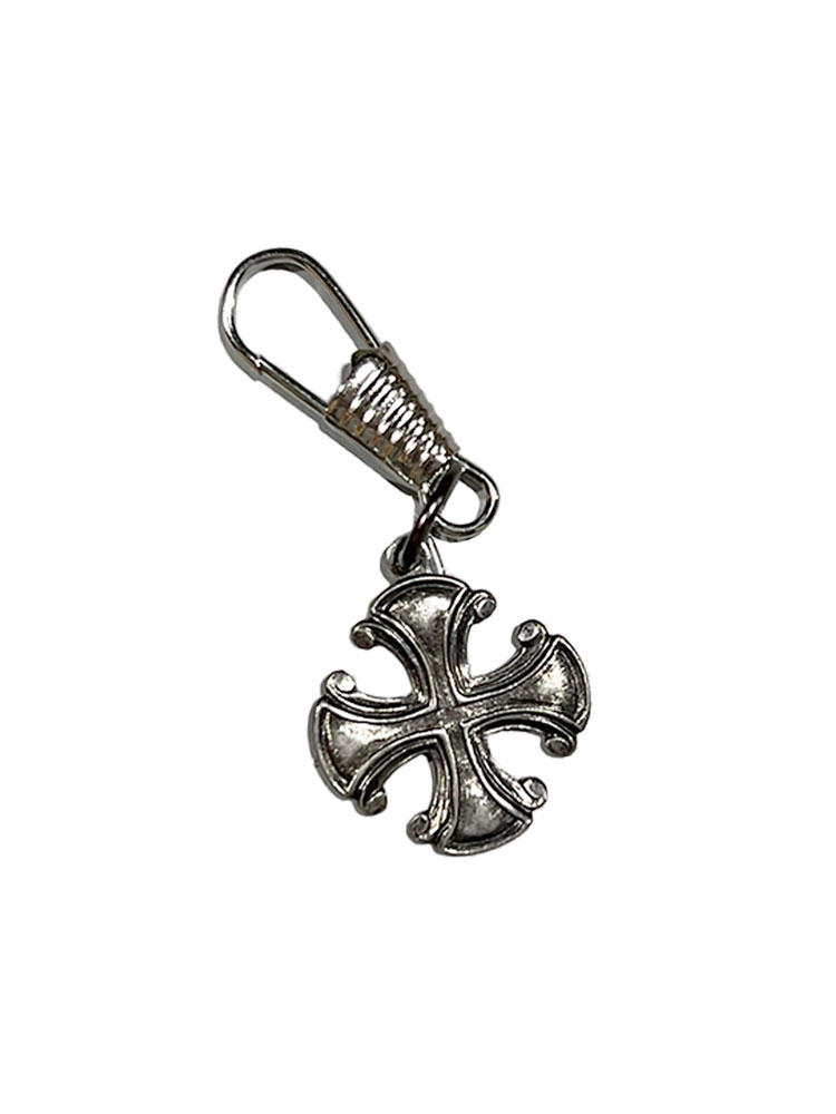 Key Chain-Zipper Pull Maltese Cross