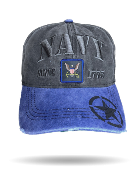 Navy Logos Vanguard Cap