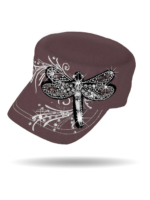 CC1428-Taupe-Dragonfly Cadet-Cap