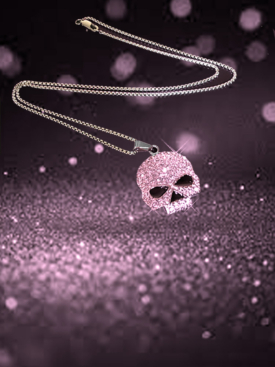 NE2921-PINK-Skull-Necklace