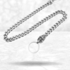 WC3028 Silver Stainless Steel Wallet Chain