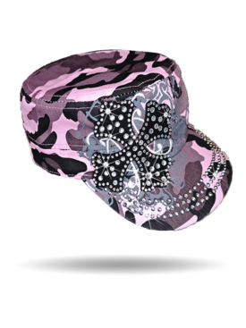 CC1328-:CAMP PINK Maltese-Cross Cadet Cap